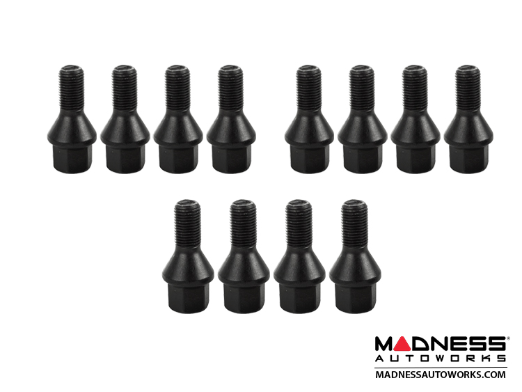 smart fortwo Lug Bolt Set 451 model Farad Set of 12 M12x1.5
